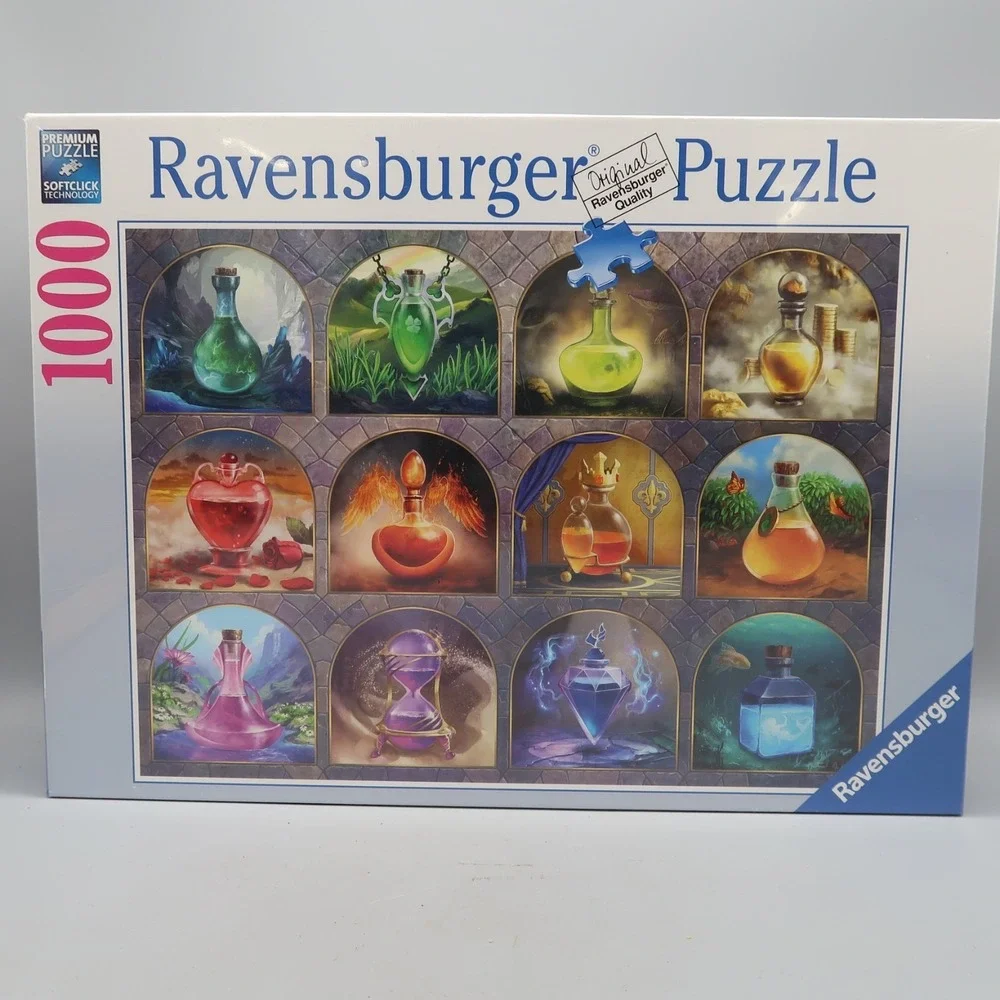 Ravensburger Jigsaw Puzzle MAGICAL POTIONS -1000 Pieces 12+ Poisons Potions